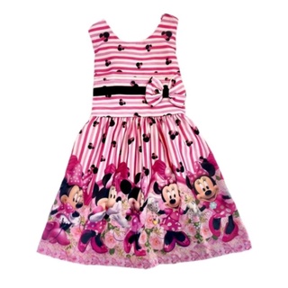 Vestido infantil Minnie- Vestido festa/menina/temático