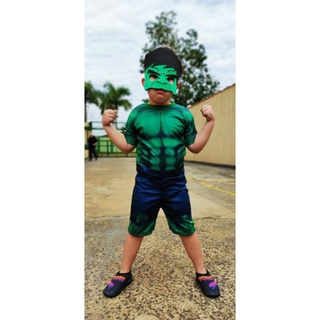 Fantasia Infantil Personagem Hulk