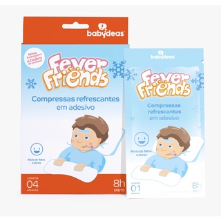 Fever Friends Compressas Refrescantes para alívio da febre ( Genérico do Bekoool e do Xô Febre ) (4)