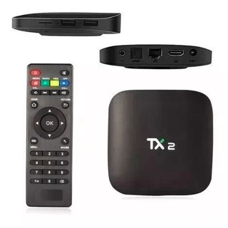 Tv Box Tx2 Padrão com16Gb de armazenamento e 2Gb de memoria RAM, com Bluetooth!