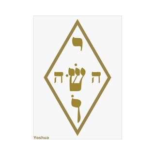 Placa Radiônica Nome Mistico de Jesus Yoshua