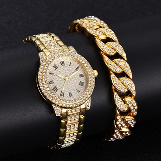 Mulheres De Diamante Relógios Relógio De Ouro Senhoras Relógios De Pulso Marca De Luxo Strass Pulseira Relógios Relogio Feminino Das Mulheres Fe