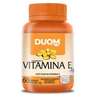 Vitamina E Antioxidante 1 Cápsula Ao Dia Duom 60 Cápsulas