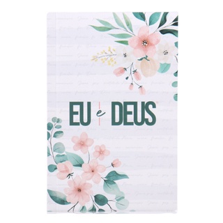 Caderno Devocional Feminino | Eu e Deus | Floral Branca