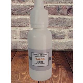 Essencia Hidrossolúvel 20 ml TALCO * D essence * Umidificador Difusor Vaporizador Ambiente Cosmetologia Saboaria Sanitizantes