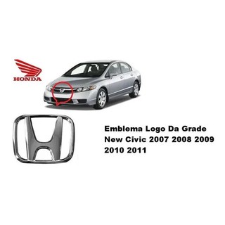Emblema Dianteiro Honda Civic New Fit 2009 2010 2011 2012 2013 2014