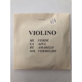 Encordoamento Mauro Calixto para Violino 1/4 (jogo de cordas)