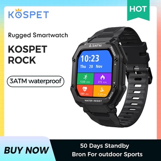 [New available] KOSPET ROCK Smart Watch Outdoor Sport Watch For Men Waterproof Bluetooth Watch Heart Rate Monitoring
