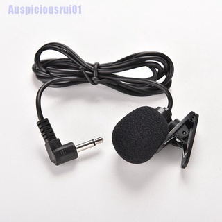Mini Microfone De Lapela Auspiciorui01 : 3.5mm Estúdio Speech Mic Clip On Para PC Desktop Notebook