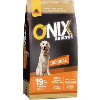 Ração Para cachorro Onix Original cães adultos 1kg A granel saquinho Transparente
