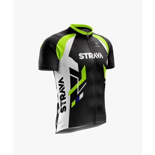 Camisa De Ciclismo Camiseta Ciclismo Proteção Uv50+ Strava Verde