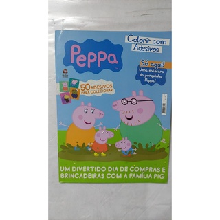 Livro: Peppa - 50 adesivos para Colecionar - Colorir com Adesivos