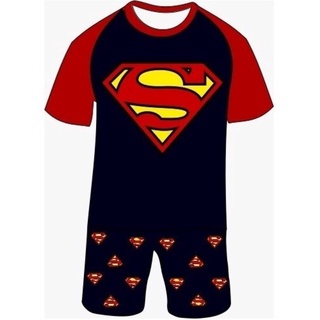 Kit 2 Pijamas Curtos Pai E Filho Superman ( Duas Unidades) (2)