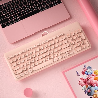 New wired keyboard mute notebook desktop computer office gaming keyboard business home USB keyboard (5)