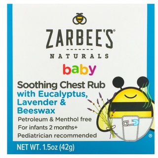 Zarbees Naturals Baby Chest Rub - 42g