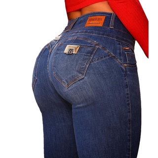 Calça Jeans Feminina Levanta e Modela Bumbum Fênix Com Lycra - REF 54243