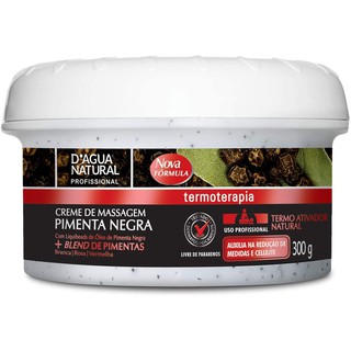 Creme Pimenta Negra D´água Natural 300g - Ville