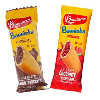 Barrinha Bauducco 30g Chocolate e Goiaba