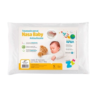 Travesseiro Antissufocante para bebê Nasa Infantil Fibrasca By4801