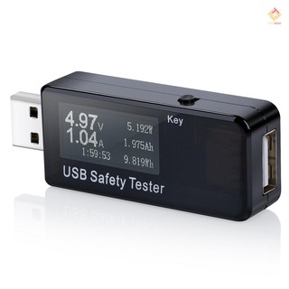 USB Digital Tester Current Voltage Monitor DC 5.1A 30V Amp Voltage Meter Test Speed of Chargers Cables Capacity of Power