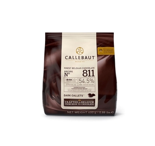 Chocolate Callebaut Amargo (n˚ 811) 54.5% cacau gotas 400g - Callebaut