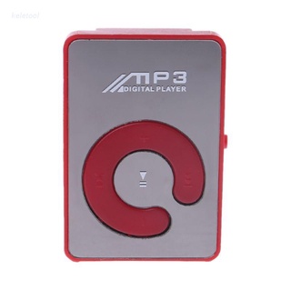 Kel Espelho Mini Usb Digital Mp3 Music Player Suporte 8gb Cartão Micro Sd Tf