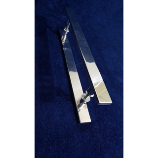 Puxador barra Chata 68cm para portas pivotante e aluminio