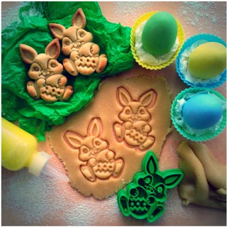 Cortador De Pascoa Coelho de Biscoito de Forma Impressão 3D Bolacha Cookie Pascoa Easter