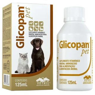 Glicopan Pet Suplemento Vitamínico Mineral Aminoácido 125ml (1)