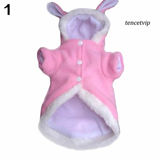 [Vip]Winter Comfy Warm Cute Rabbit Costume Hoodie Pet Dog Puppy Clothes Coat Apparel (5)