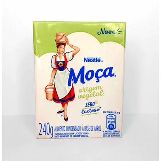 Leite Moça Vegetal zero lactose e sem glúten alimento vegano condensado á base de arroz 240g Nestlé