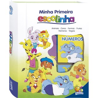 BOX COM 6 LIVROS MINHA PRIMEIRA ESCOLINHA
