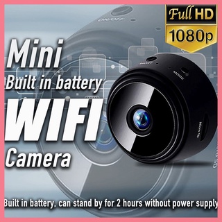 mini Câmera De Segurança HD 360 Graus Sem Fio WiFi IP network monitor Starless.br 1080p A9