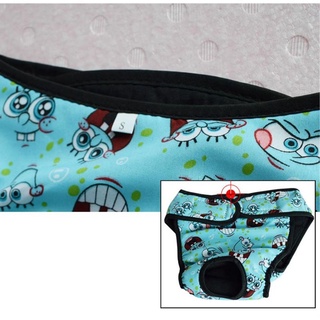 GIOVANNI Calças Pet Briefs Underwear Animais De Estimação Suprimentos Cão Filhote De Cachorro Feminino Calcinha Fralda/Multicolor (7)