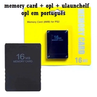 Memory Card Ps2 + Opl + ulaunchelf Atualizado Configurado Em Portugues Br