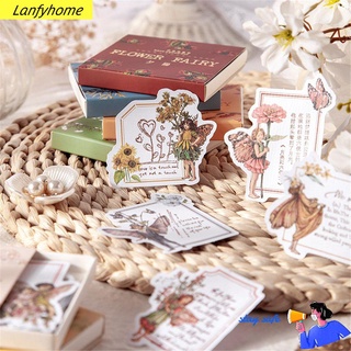 LANFY 30pcs Journal Planner Art Craft Diary Decor Sticky Note Stationery Album Fairy in the garden Decorative Stickers