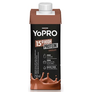 YoPRO Bebida Láctea UHT Chocolate 15g de proteínas 250ml