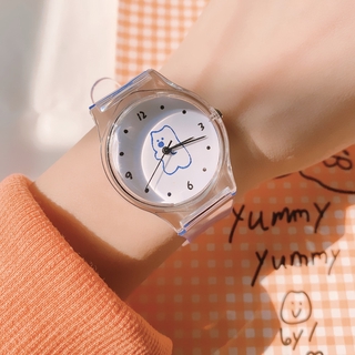 Relógio Feminino Simples / Transparente / Casual / Cor Pastel / Frutas