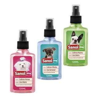 Colônia Perfume Cachorro Sanol Dog 120ml Pet