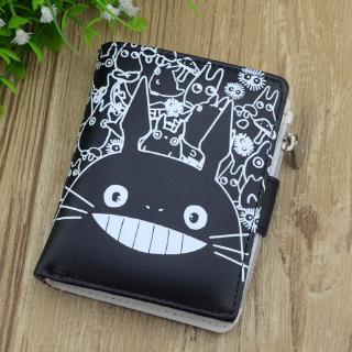 Anime Meu Vizinho Totoro Carteira Curta Tonari no PU Bolsa De Couro (1)