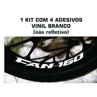 Kit 4 Adesivos Para Aro De Cg 160 Fan + Brinde (2)