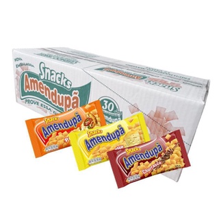 Caixa de salgadinho sabores variados - Snack Amendupã 20x50g