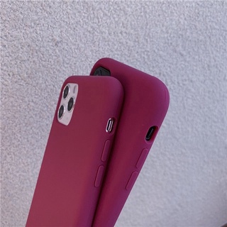 Capa De Silicone Violeta iphone Se2 6 6s 7 8 Plus X Xs Xr 11 12 13 Pro Max Caso Anti-Queda (5)