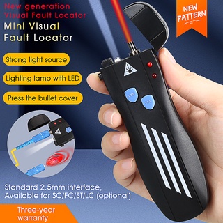 Mini Visual Fault Locator 10km VFL Optical Fiber Cable Tester Fiber Optic 1/10/20/30/50mw