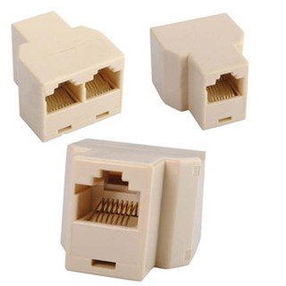Adaptador Duplicador para cabo de Ethernet Rj45 1 pra 2 Com 2 UNI (1)