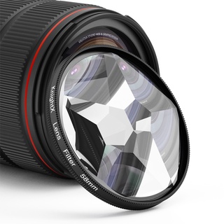 KnightX 6 Prisma Filtro 49mm-77mm 52mm 58mm Fotografia Lente Da Câmera Para nikon CPL UV Acessórios Número Variável Vedio