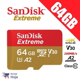 Cartão De Memória 64gb Micro SD A2 Alta Velocidade (1)