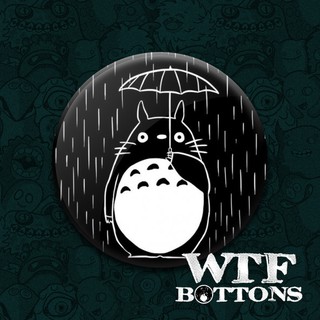 Botton ou Ímã Meu Amigo Totoro Chuva