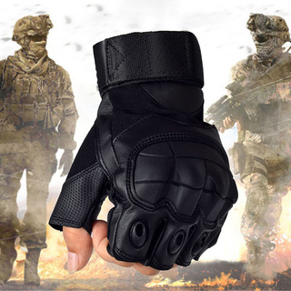 Luvas Táticas Militares Ix7 Sem Dedos / Luva De Meio Dedo Para Motocicleta