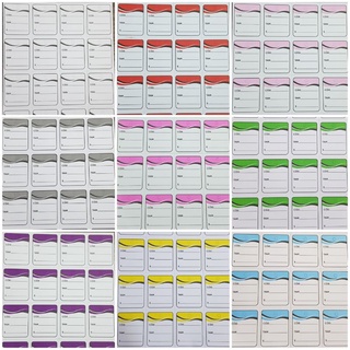 1000 Etiquetas Tag de preço manual cores